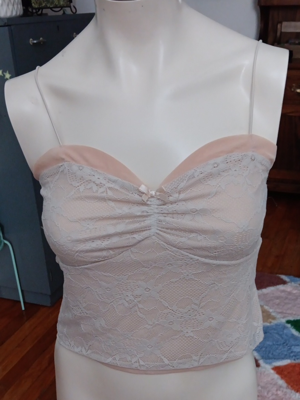 Cream Lace Camisole Top NEW, Wild Fable, Medium